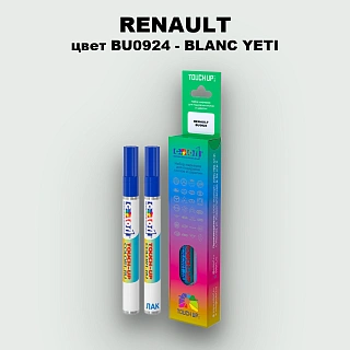 Маркер с краской RENAULT, цвет BU0924 - BLANC YETI