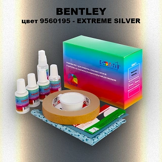 Ремкомплект для ремонта глубоких сколов и царапин BENTLEY, цвет 9560195 - EXTREME SILVER