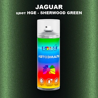 Аэрозольная краска JAGUAR, цвет HGE - SHERWOOD GREEN