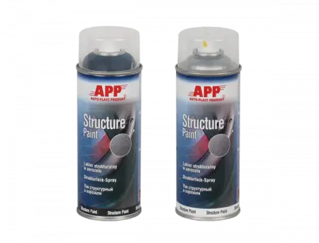 Лак структурный в аэрозоли Structure Paint черный, 400мл