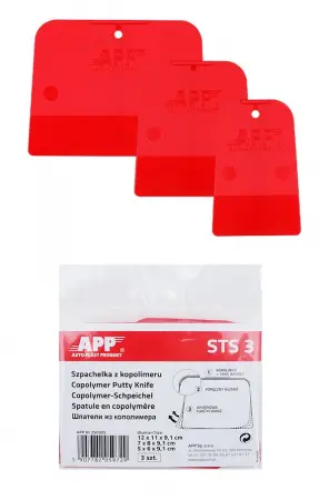 Шпатели из сополимера STS-3 (12x11x9, 7x8x9, 5x6x9)cm, комплект 3шт.