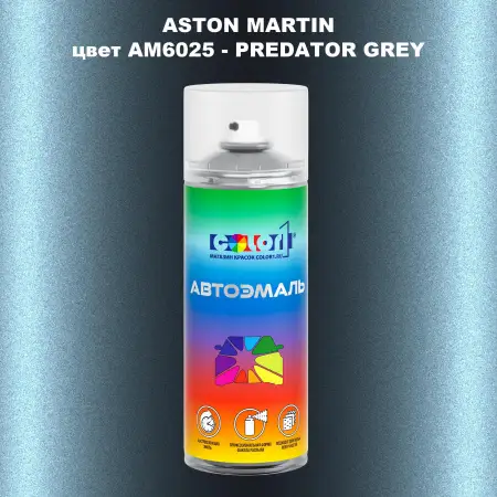 Аэрозольная краска ASTON MARTIN, цвет AM6025 - PREDATOR GREY