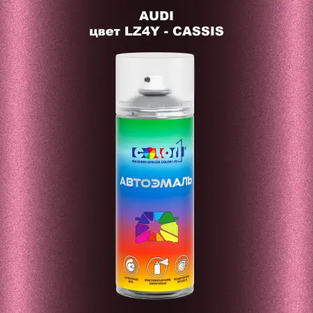 Аэрозольная краска AUDI, цвет LZ4Y - CASSIS