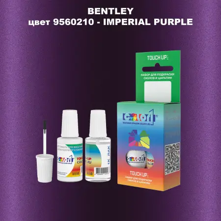 Краска для сколов во флаконе с кисточкой BENTLEY, цвет 9560210 - IMPERIAL PURPLE