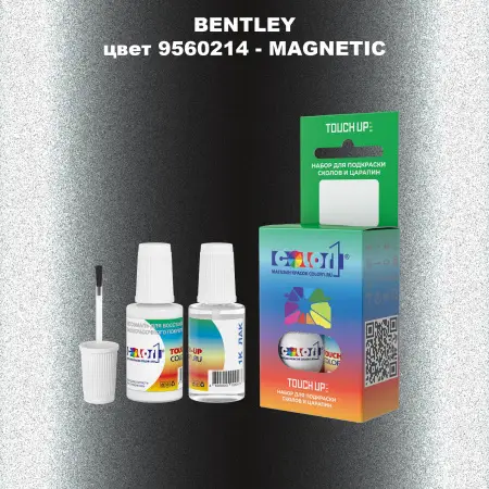 Краска для сколов во флаконе с кисточкой BENTLEY, цвет 9560214 - MAGNETIC