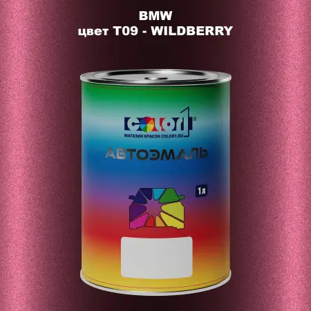 Автомобильная краска BMW, цвет T09 - WILDBERRY