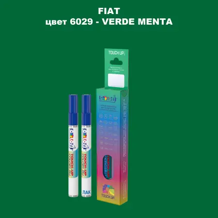 Маркер с краской FIAT, цвет 6029 - VERDE MENTA
