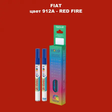Маркер с краской FIAT, цвет 912A - RED FIRE