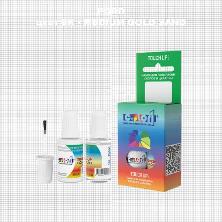 Краска для сколов во флаконе с кисточкой FORD, цвет 6K - MEDIUM GOLD SAND