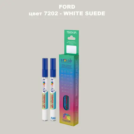 Маркер с краской FORD, цвет 7202 - WHITE SUEDE