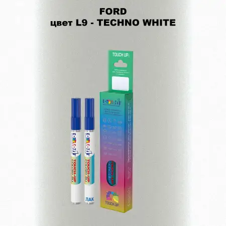 Маркер с краской FORD, цвет L9 - TECHNO WHITE
