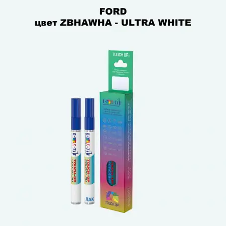 Маркер с краской FORD, цвет ZBHAWHA - ULTRA WHITE
