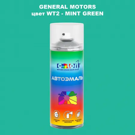 Аэрозольная краска GM цвет GM - WT2 - MINTGREEN