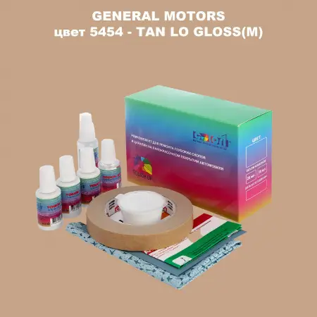 Ремкомплект для ремонта глубоких сколов и царапин GM, цвет 5454 - TANLOGLOSS(M)