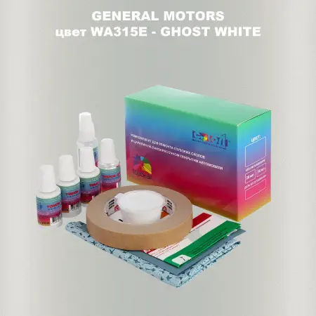 Ремкомплект для ремонта глубоких сколов и царапин GM, цвет WA315E - GHOSTWHITE