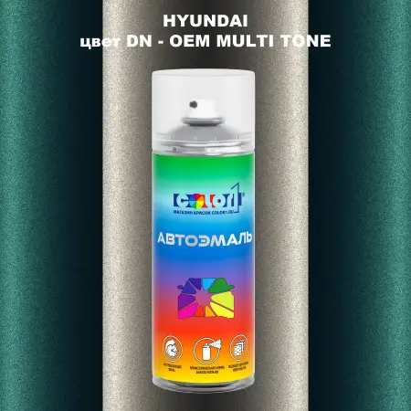Аэрозольная краска HYUNDAI, цвет DN - 2-х цветное покрытие
