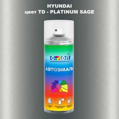 Аэрозольная краска HYUNDAI, цвет TD - PLATINUM SAGE