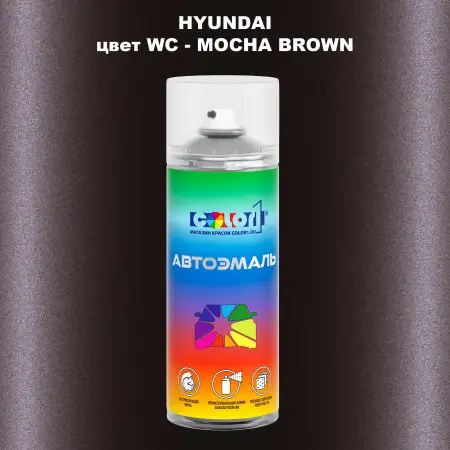 Аэрозольная краска HYUNDAI цвет WC - MOCHA BROWN