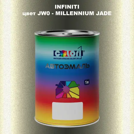 Автомобильная краска INFINITI, цвет JW0 - MILLENNIUM JADE