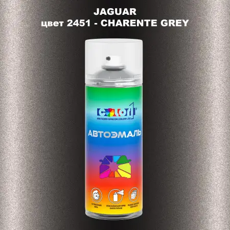 Аэрозольная краска JAGUAR, цвет 2451 - CHARENTE GREY