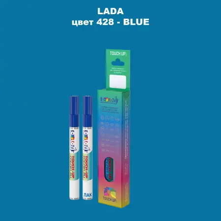 Маркер с краской LADA, цвет 428 - BLUE