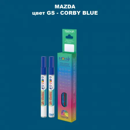 Карандаш-маркер с краской MAZDA, цвет GS - CORBY BLUE