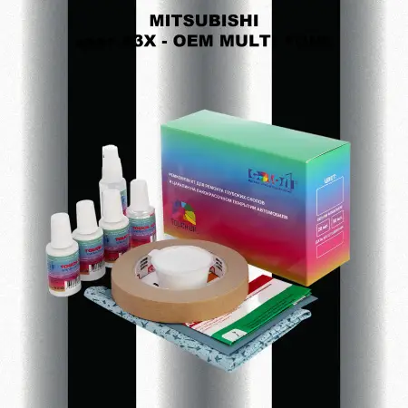 Ремкомплект для ремонта глубоких сколов и царапин MITSUBISHI, цвет A3X - 2-х цветное покрытие