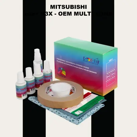 Ремкомплект для ремонта глубоких сколов и царапин MITSUBISHI, цвет N3X - 2-х цветное покрытие