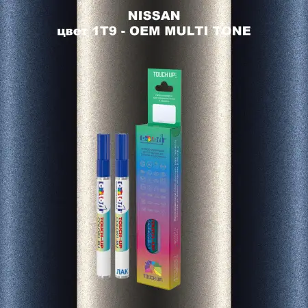 Карандаш-маркер с краской NISSAN, цвет 1T9 - 2-х цветное покрытие