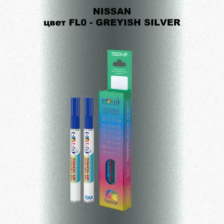 Маркер с краской NISSAN, цвет FL0 - GREYISH SILVER