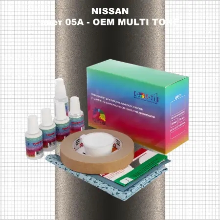 Ремкомплект для ремонта глубоких сколов и царапин NISSAN, цвет 05A - 2-х цветное покрытие