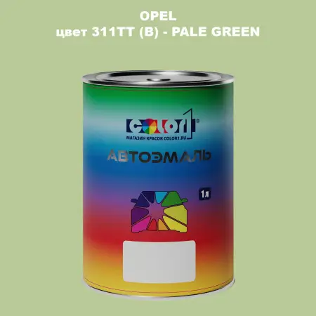 Автомобильная краска OPEL, цвет 311TT (B) - PALE GREEN