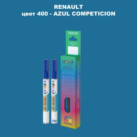 Карандаш-маркер с краской RENAULT, цвет 400 - AZUL COMPETICION