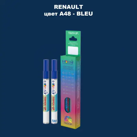 Карандаш-маркер с краской RENAULT, цвет A48 - BLEU