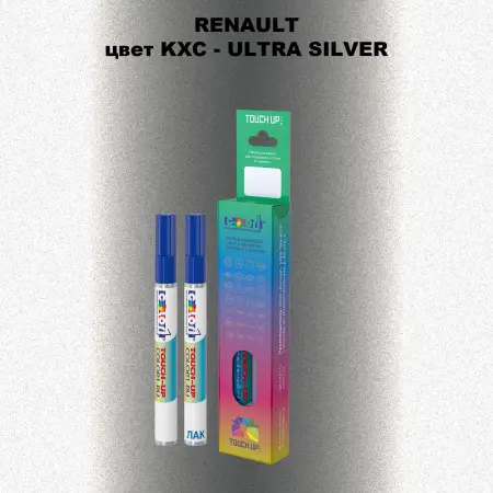 Карандаш-маркер с краской RENAULT, цвет KXC - ULTRA SILVER