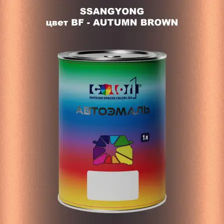 Автомобильная краска SSANGYONG, цвет BF - AUTUMN BROWN
