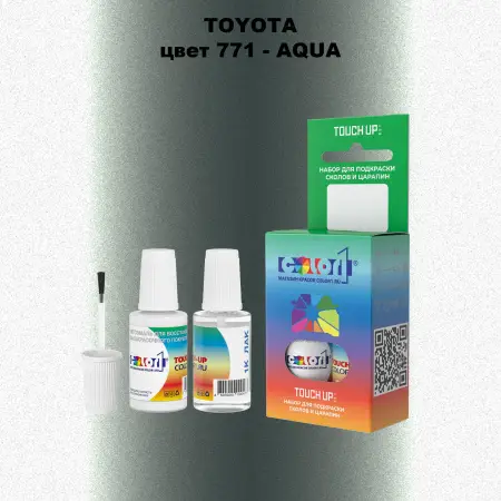 Краска для сколов во флаконе с кисточкой TOYOTA, цвет 771 - AQUA