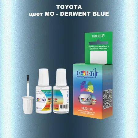 Краска для сколов во флаконе с кисточкой TOYOTA, цвет MO - DERWENT BLUE