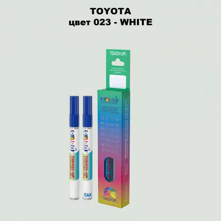 Карандаш-маркер с краской TOYOTA, цвет 023 - WHITE