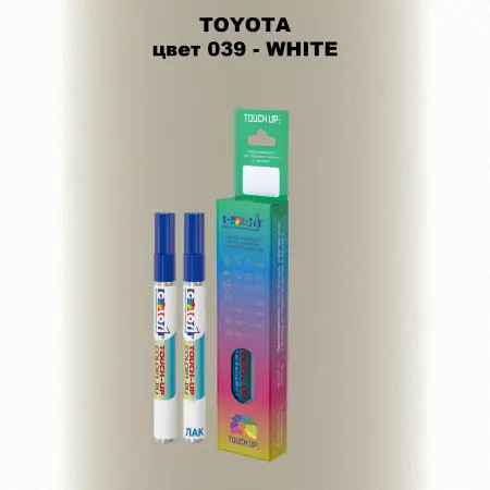 Карандаш-маркер с краской TOYOTA, цвет 039 - WHITE