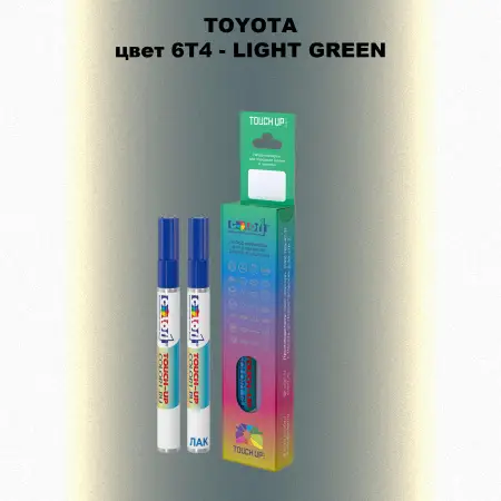 Карандаш-маркер с краской TOYOTA, цвет 6T4 - LIGHT GREEN