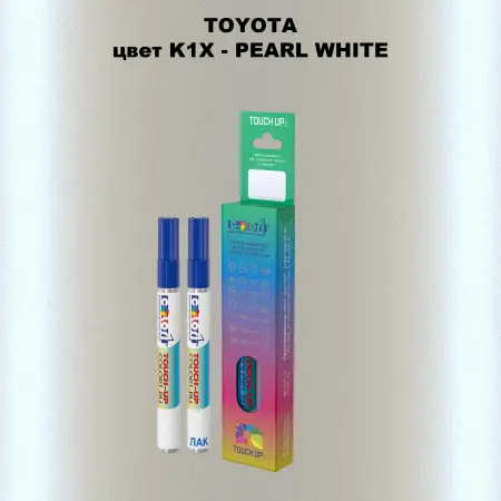 Карандаш-маркер с краской TOYOTA, цвет K1X - PEARL WHITE