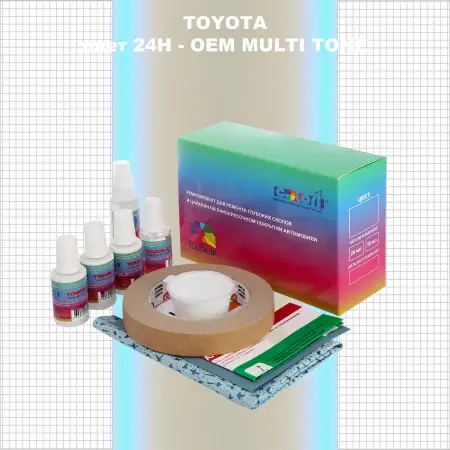 Ремкомплект для ремонта глубоких сколов и царапин TOYOTA, цвет 24H - 2-х цветное покрытие