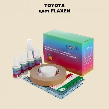 Ремкомплект для ремонта глубоких сколов и царапин TOYOTA, цвет - FLAXEN