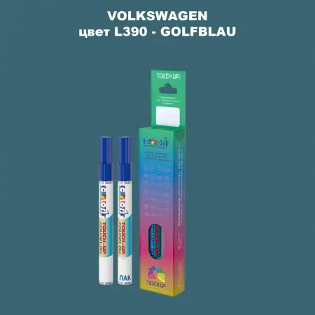 Карандаш-маркер с краской VOLKSWAGEN, цвет L390 - GOLFBLAU