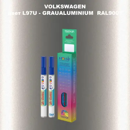Карандаш-маркер с краской VOLKSWAGEN, цвет L97U - GRAUALUMINIUM RAL9007