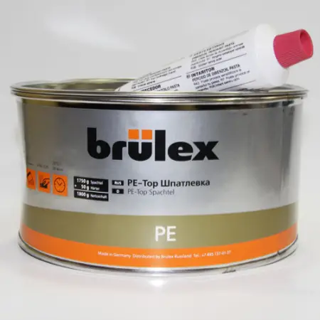 BRULEX PE-Шпатлевка универсальная ТОП с отвердителем, 1,8кг