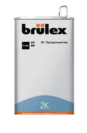 BRULEX 2К-HS-Прозрачный лак Премиум, 5л