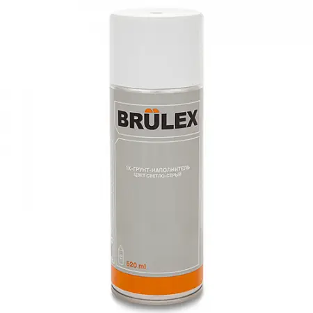 1K Аэрозольный грунт-наполнитель BRULEX, 400 мл