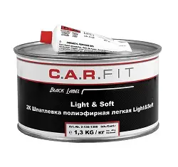 CARFIT 2К Шпатлевка полиэфирная легкая Light&Soft (1,3 кг)
